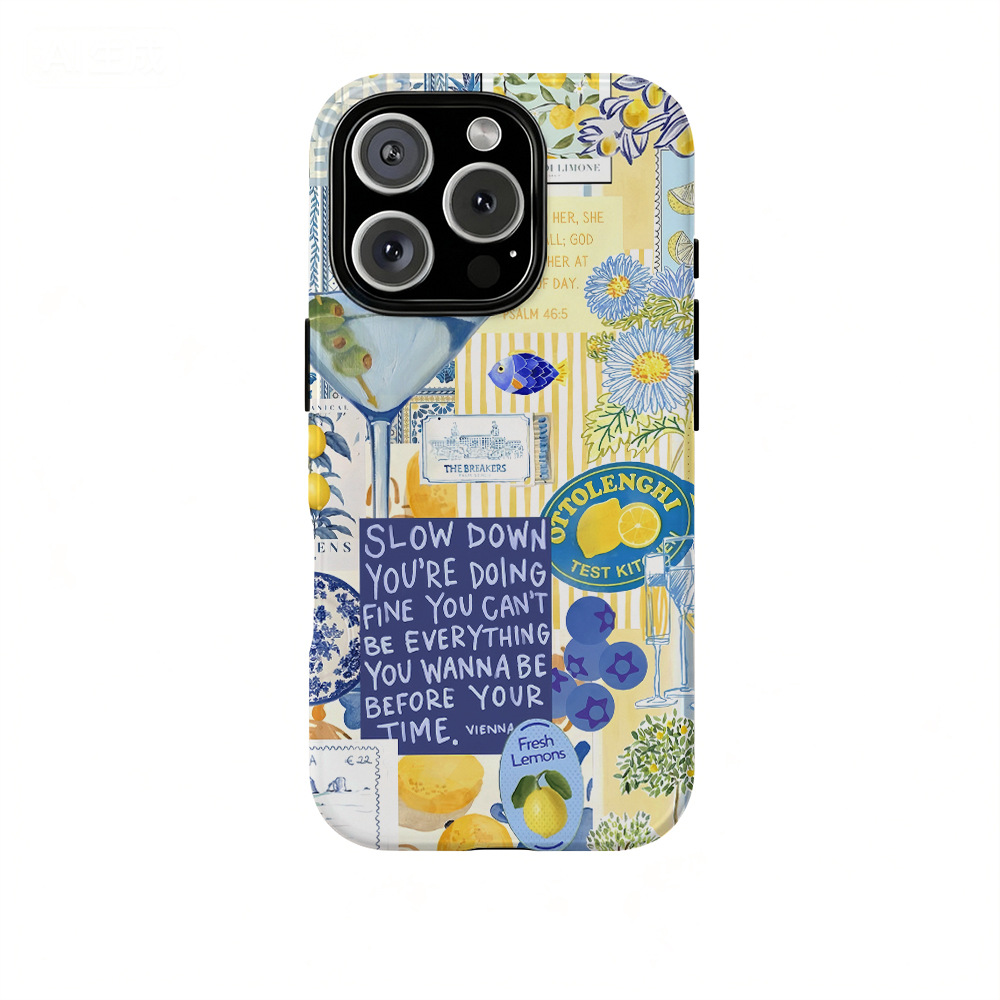 Lemon Series 2-in-1 Film Phone Case 4
