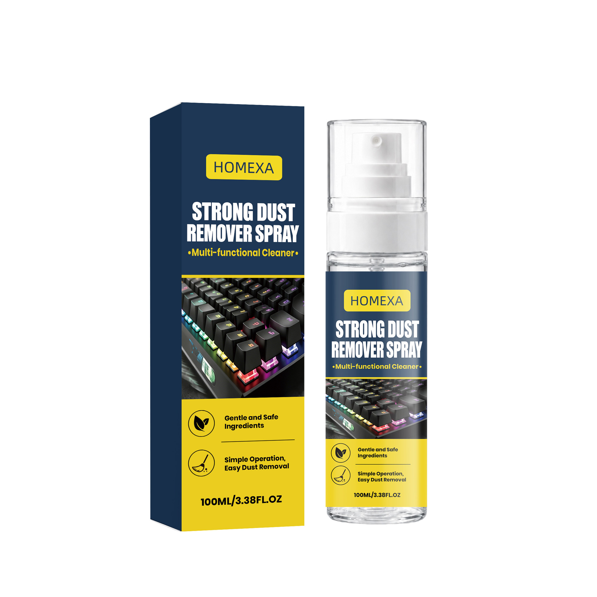 Homexa Computer Keyboard Dust-Removal And Anti-Dust Cleaning Spray