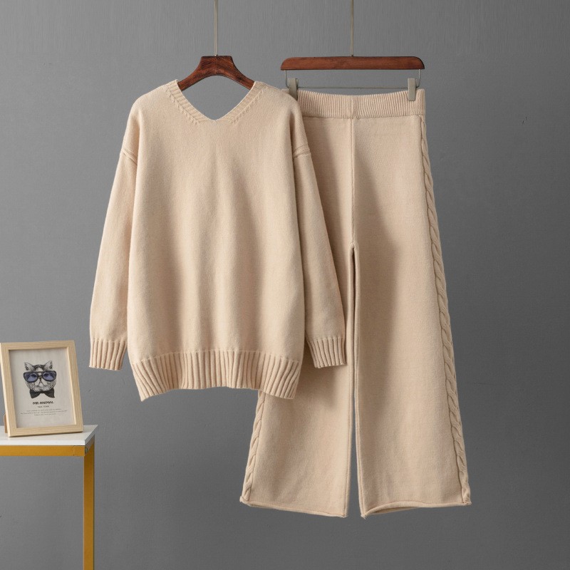 Western Style Fashionable Wide Leg Pants Women's Two-piece Suit 7c37b195 13d0 4e2e B719 1b68dc56299e