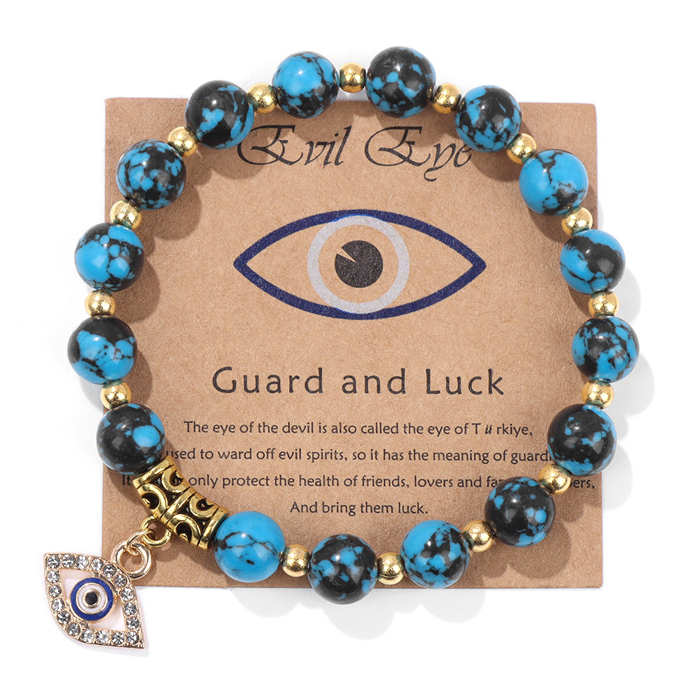 Retro Easy Matching Natural Stone Beads Bracelet