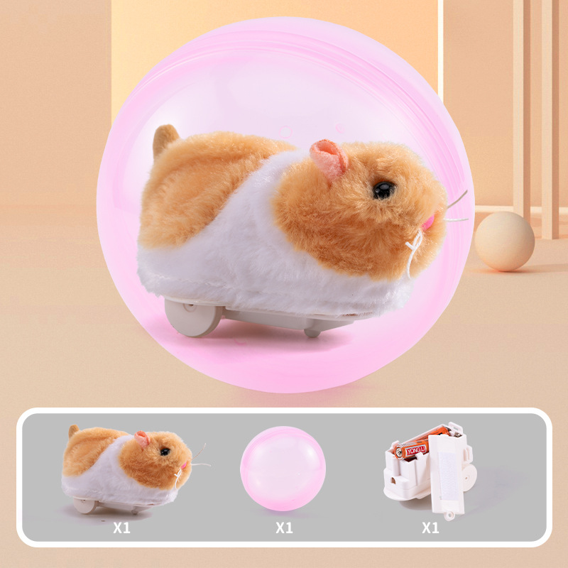 Yellow And White Hamster