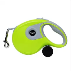 Simple Household Automatic Retractable Dog Leash - Apple Green Belt Garbage Box - View 1