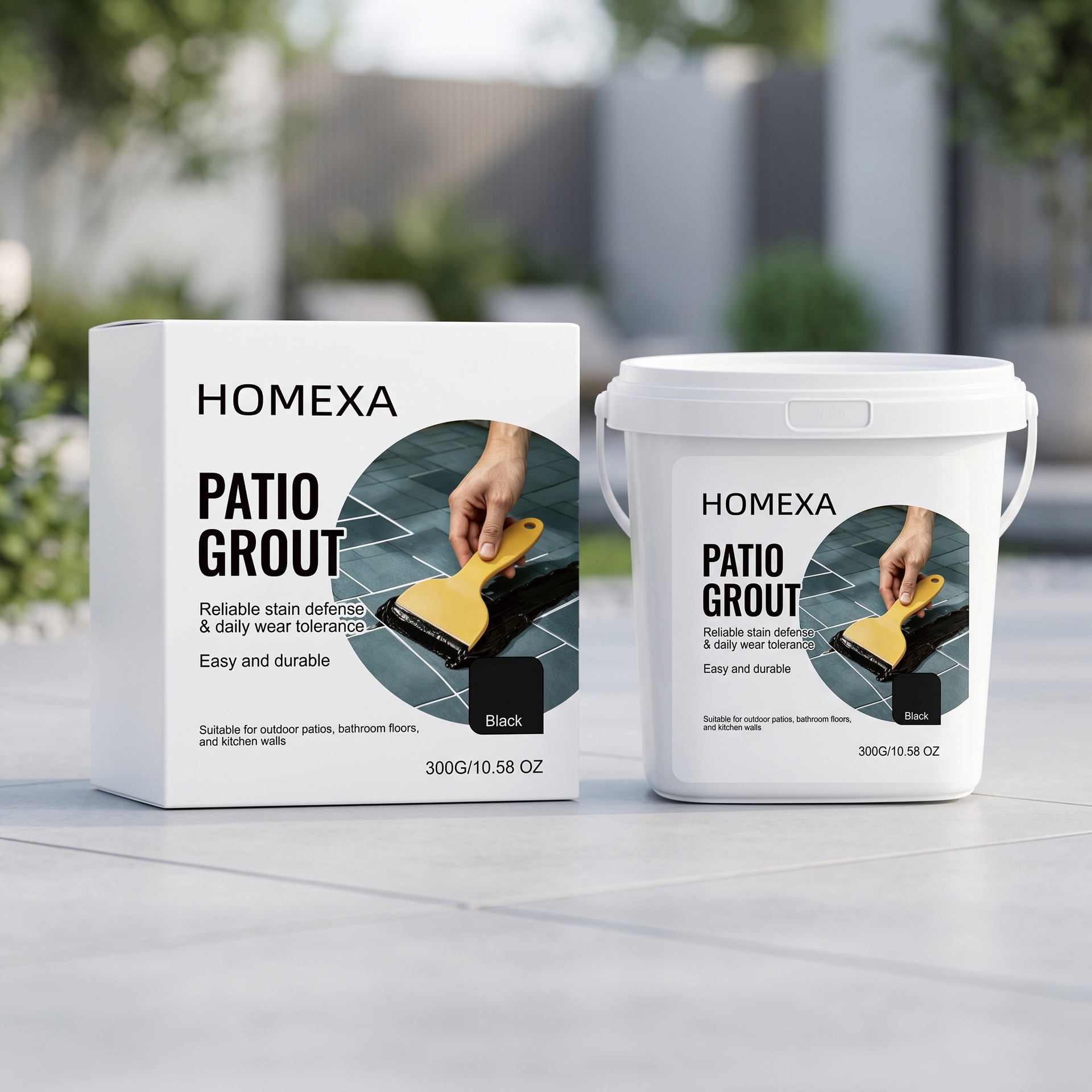 Waterproof And Aesthetically Pleasing Grout For Sealing Gaps Between Household Ceramic Floor Tiles