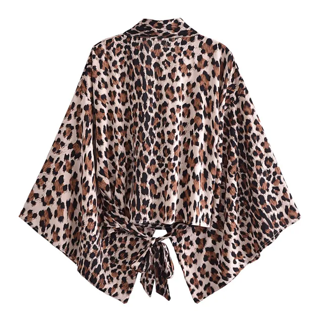 Printed V neck Batwing Sleeve Blouse 135Color Xl - Shop at LoveMi