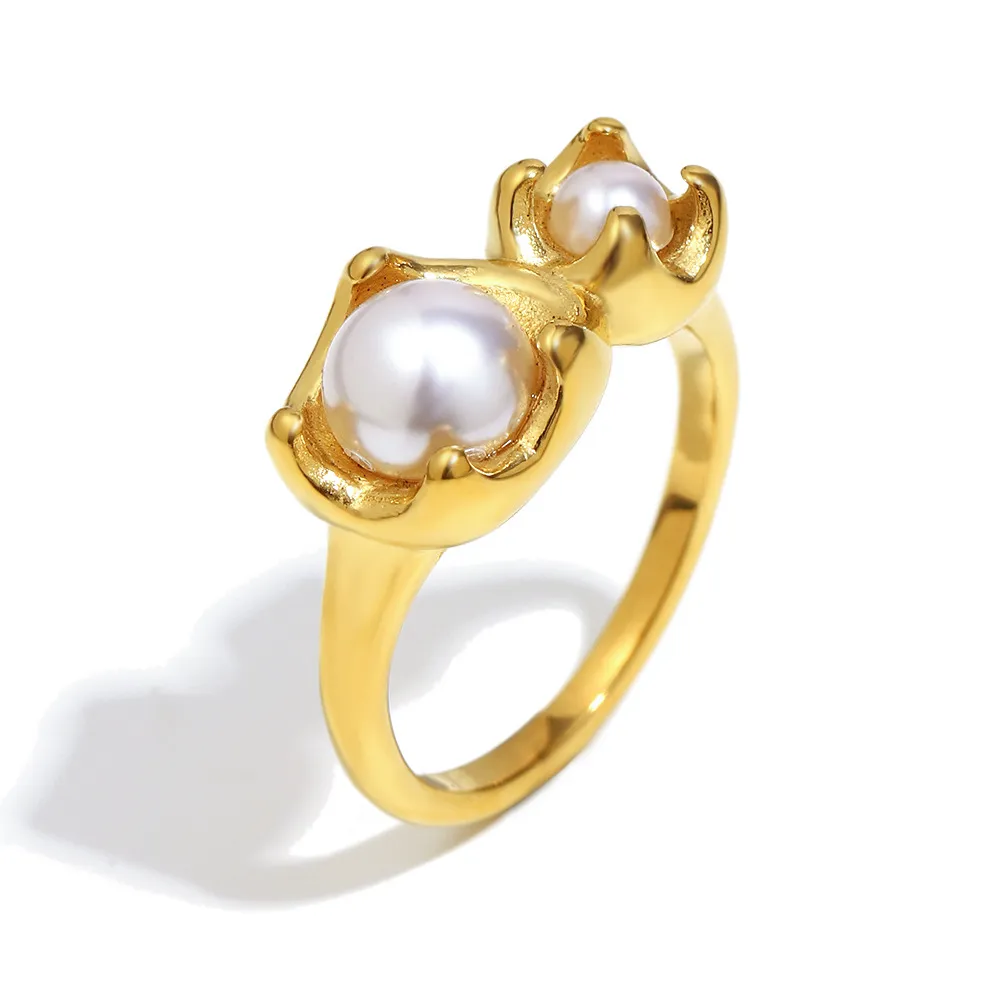 Stainless Steel Ring For Women - Gold