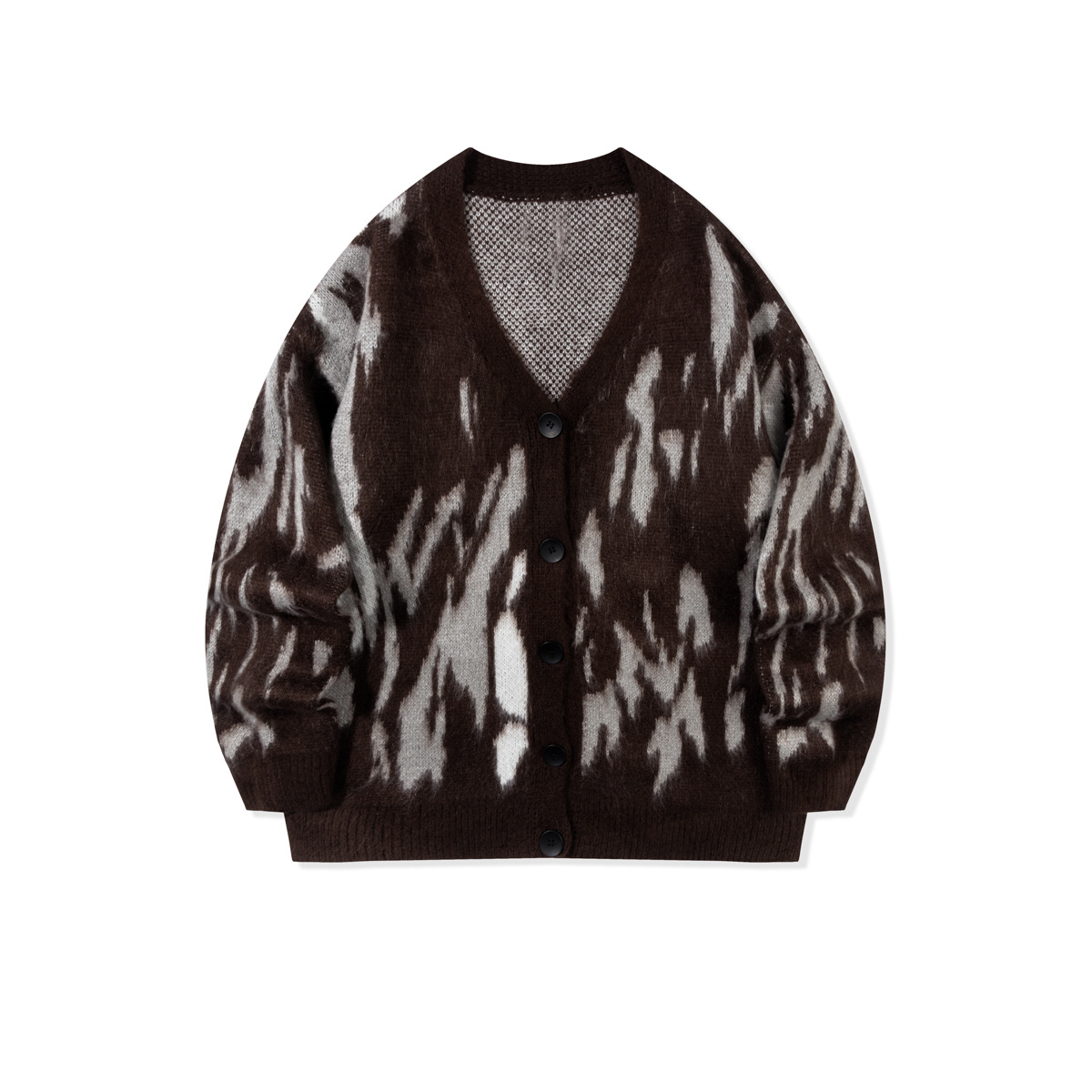 Loose-Fit Knitted Cardigan, picture 7 of 8