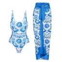 One Piece Swimsuit Set-Xl