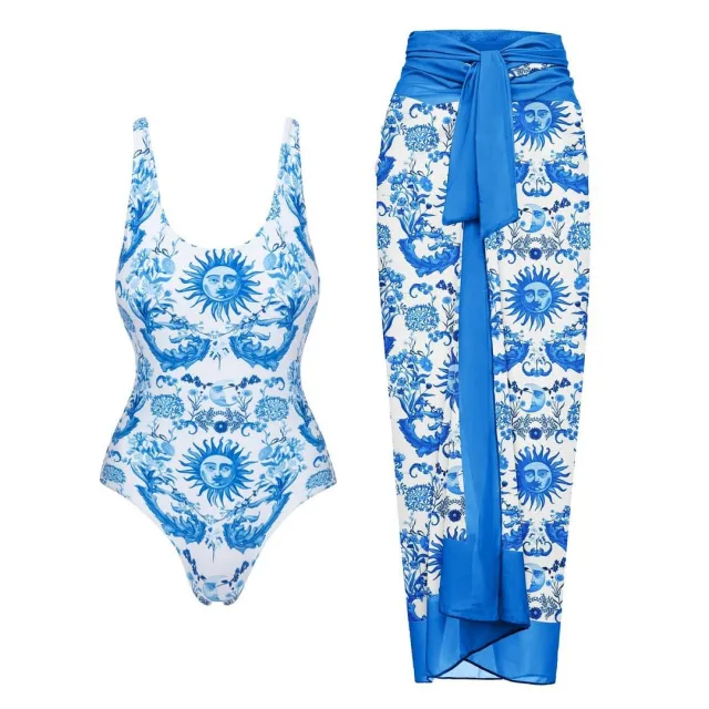 Long Sleeve One piece Swimsuit Female Surfing Suit One Piece Swimsuit Set Xl - Shop at LoveMi