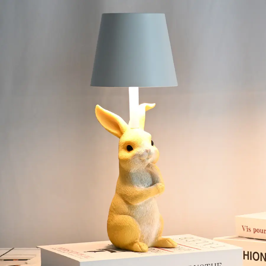 Rabbit Table Lamp Bedside Creative Romantic