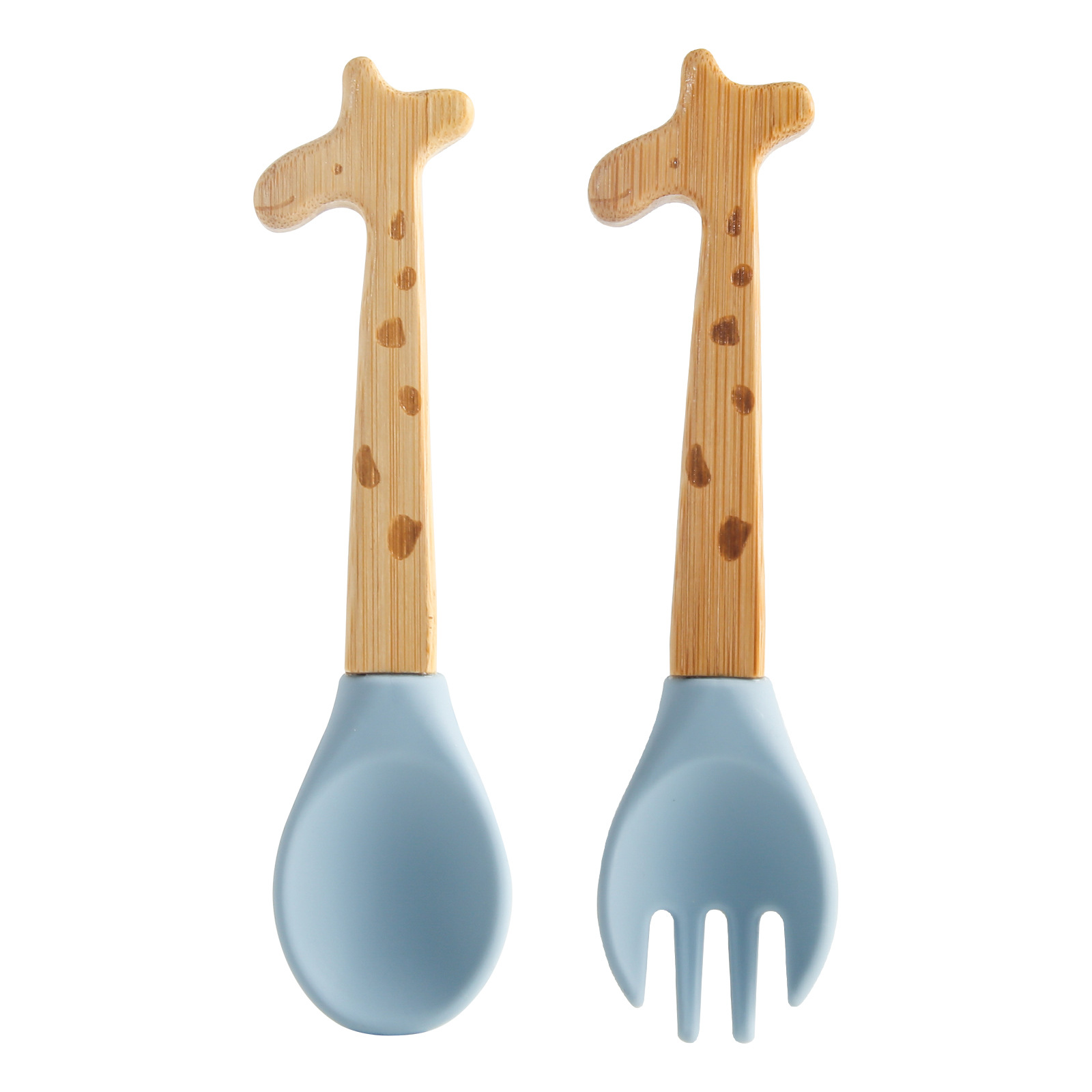 Giraffe Spork Powder Blue