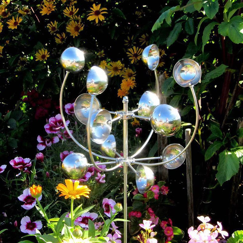 Courtyard Art Gardening Gift Rotating Windmill