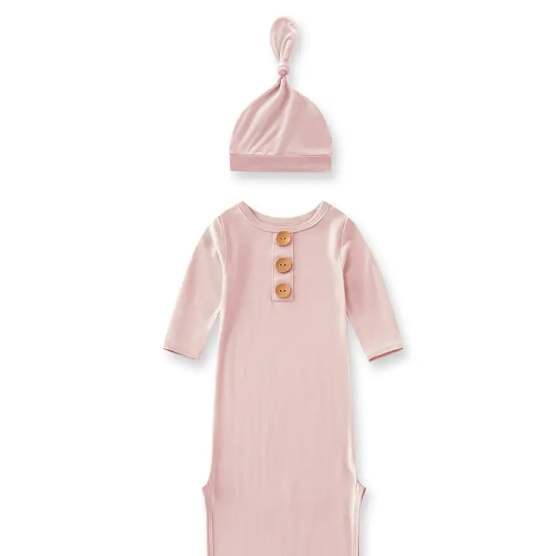 Bamboo Fiber Knotted Baby Bodysuit