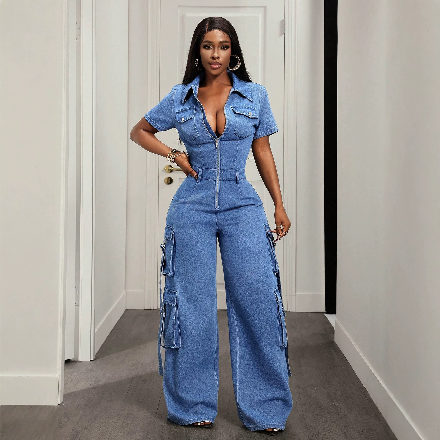 Womens Denim Overalls And Jumpsuits