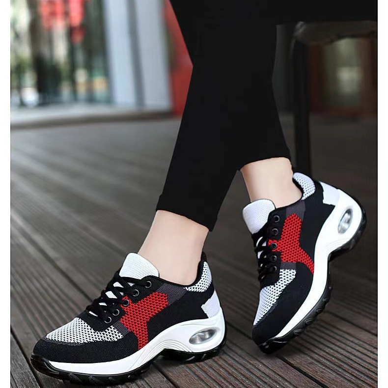 Womens Breathable Mesh Air-Cushioned Sneakers
