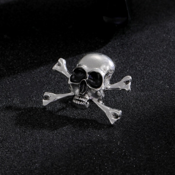Halloween Skull Pirate Adjustable Opening Ring