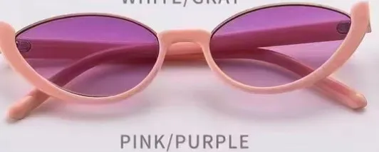 Cat Eye Sunglasses Women European And American Fashion Trending Pink Frame Gradually Purple - Shop at LoveMi