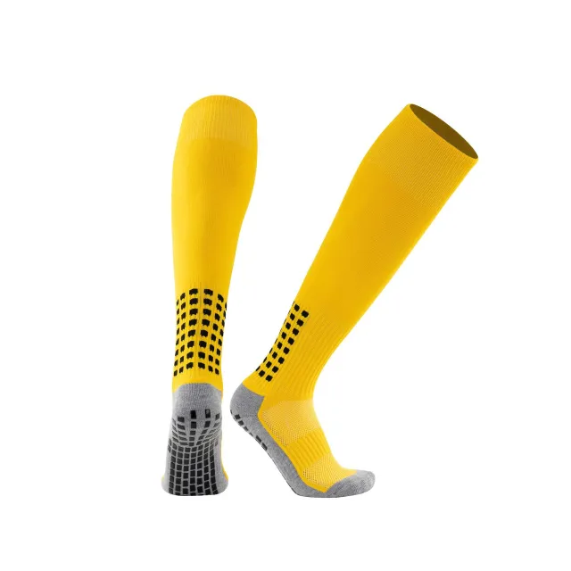 Thickened Running Long Tube Glue Dispensing Non slip Wear resistant Over The Knee Athletic Socks Yellow - Shop at LoveMi