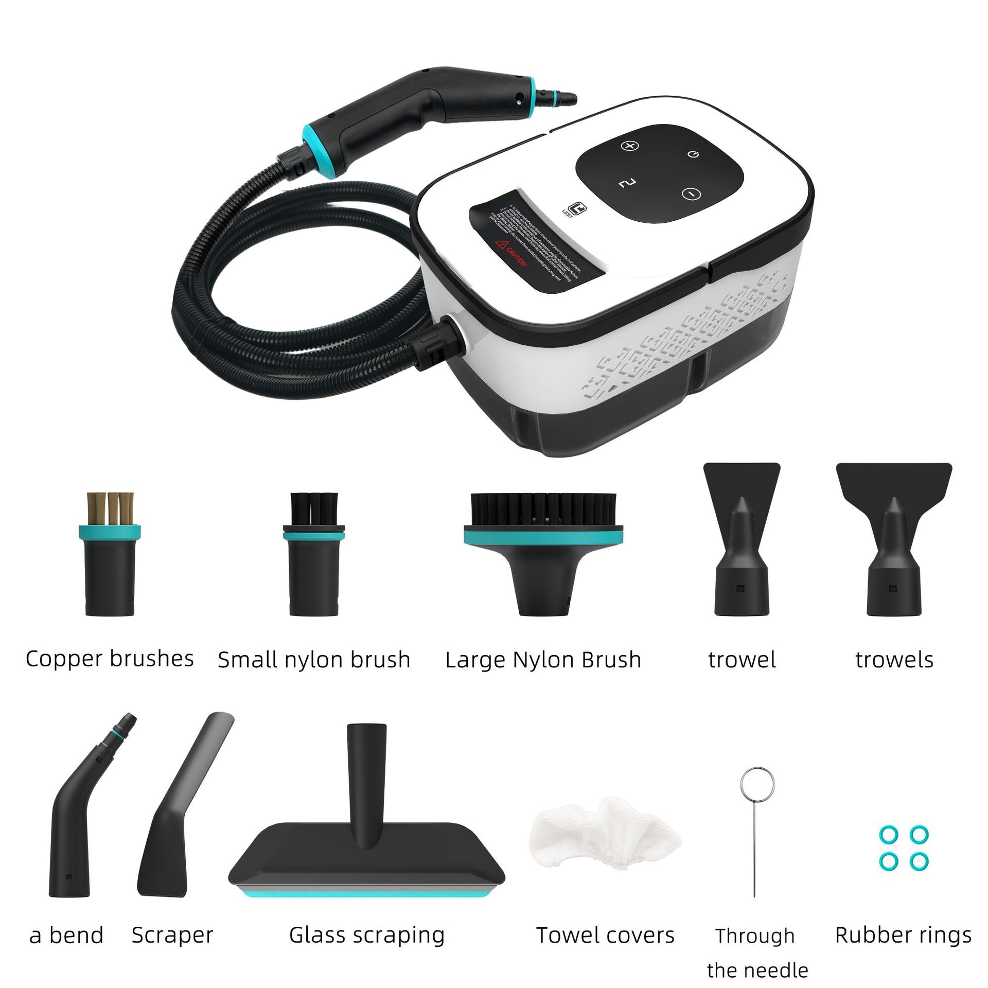 Color: White And Black, Power Specifications: UK - High-pressure Steam Cleaner Automotive Maintenance And Detailing Washer
