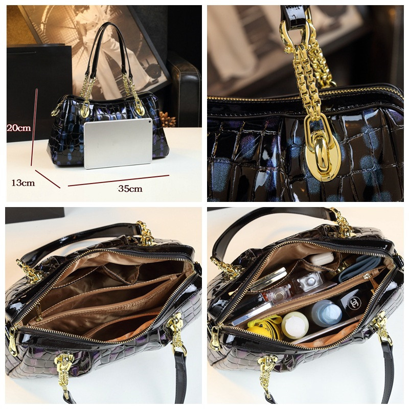 Sac bandoulière femme en PU — Format 35 cm street 1