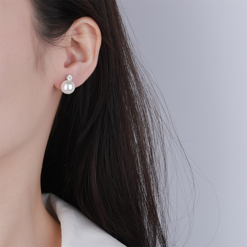 Pearl Earrings Internet Celebrity Fashion All-matching