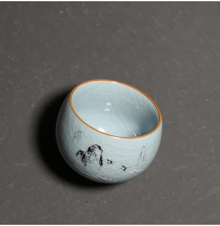 Title 10, Ruyao Tianqing ceramic teacup