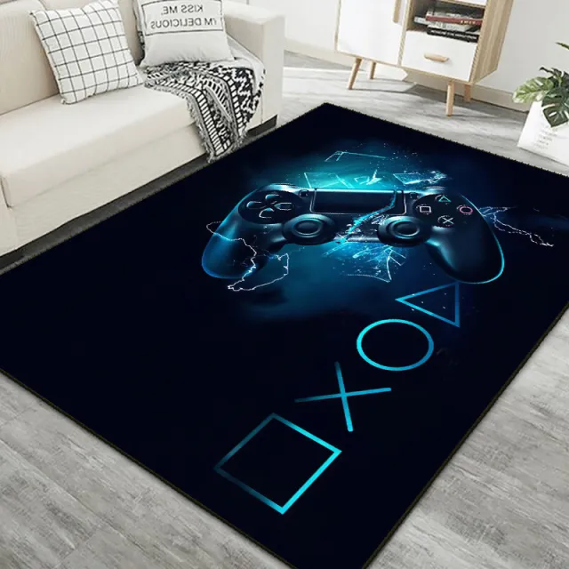 Home Living Room Game Console Controller Printed Decorative Carpet Game Machine4 - Shop at LoveMi
