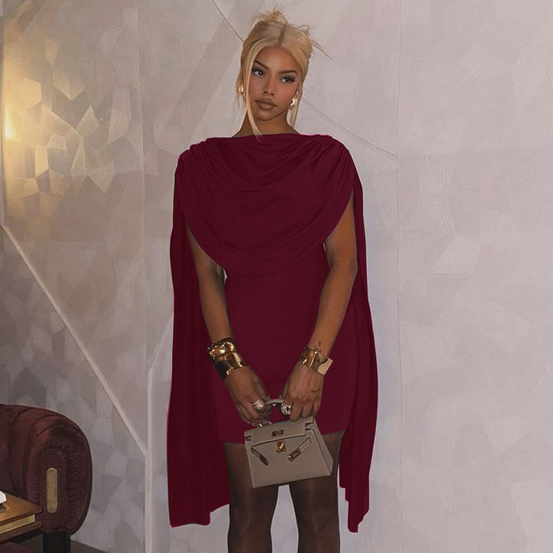 Women's Solid Color Slim fit Surplice Neckline Sleeveless Dress Red - Shop at LoveMi