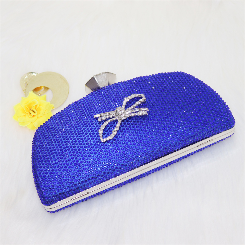 Ladies Bow Silver Buckle Design Pointed High Heels And Bags - Image 29