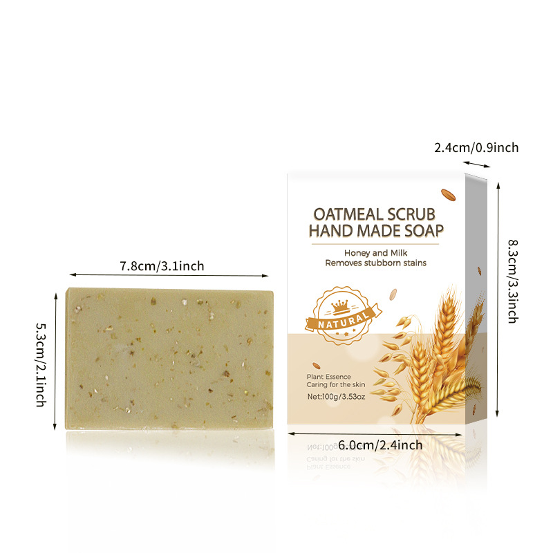 Natural Plant-based Handmade Oatmeal Soap