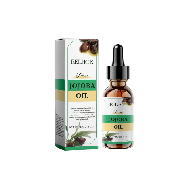Organic Jojoba Oil Firming Skin Elastic Moisturizing Hydrating Facial Essential Oil 100Ml - Shop at LoveMi