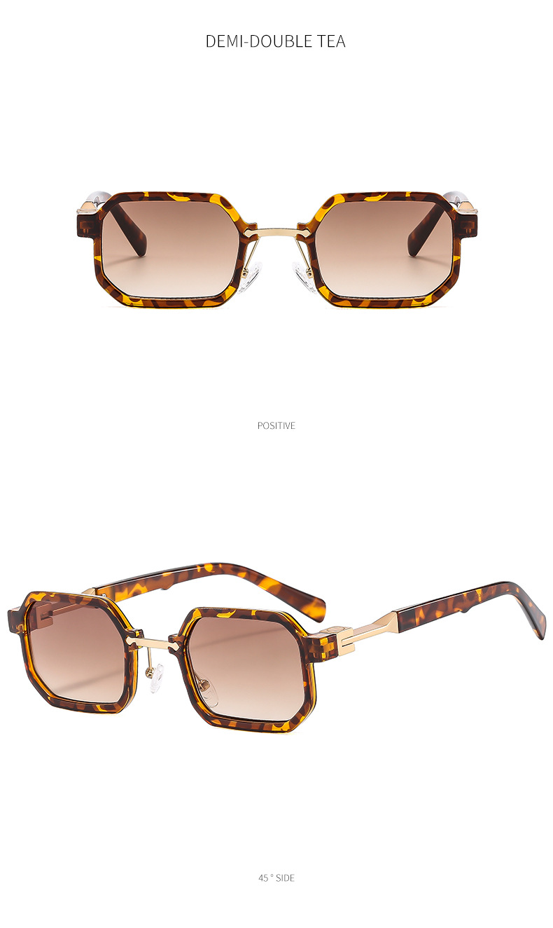 Title 14, Retro Square Small Frame Fashion Sunglasses