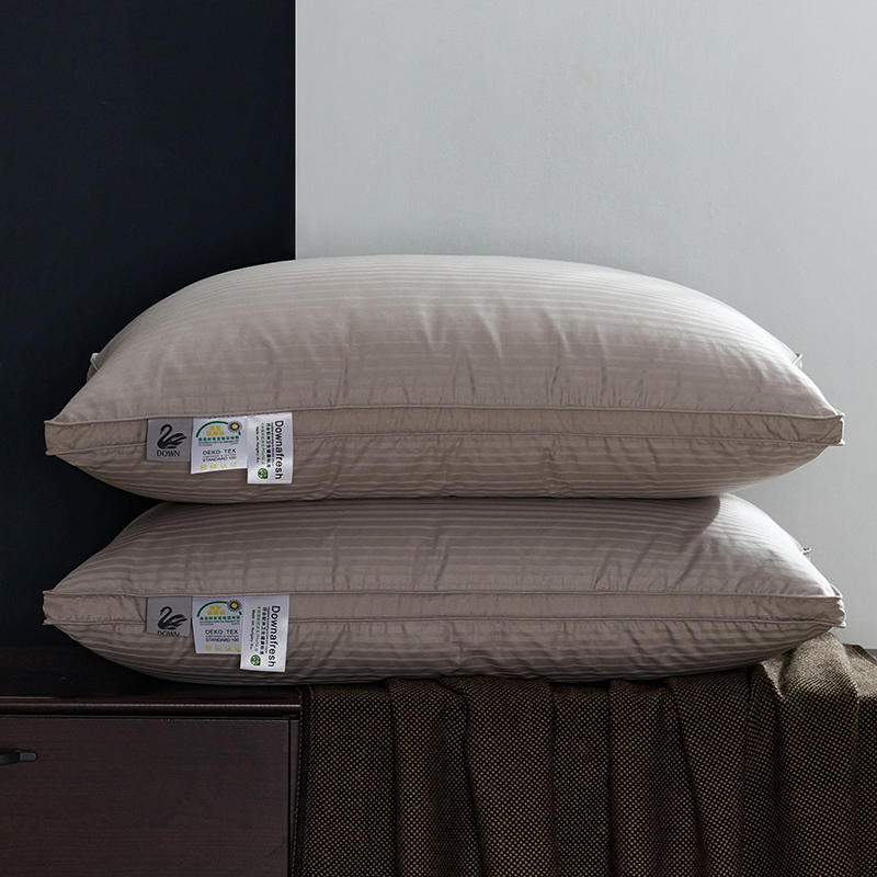 Gray Satin High Pillow