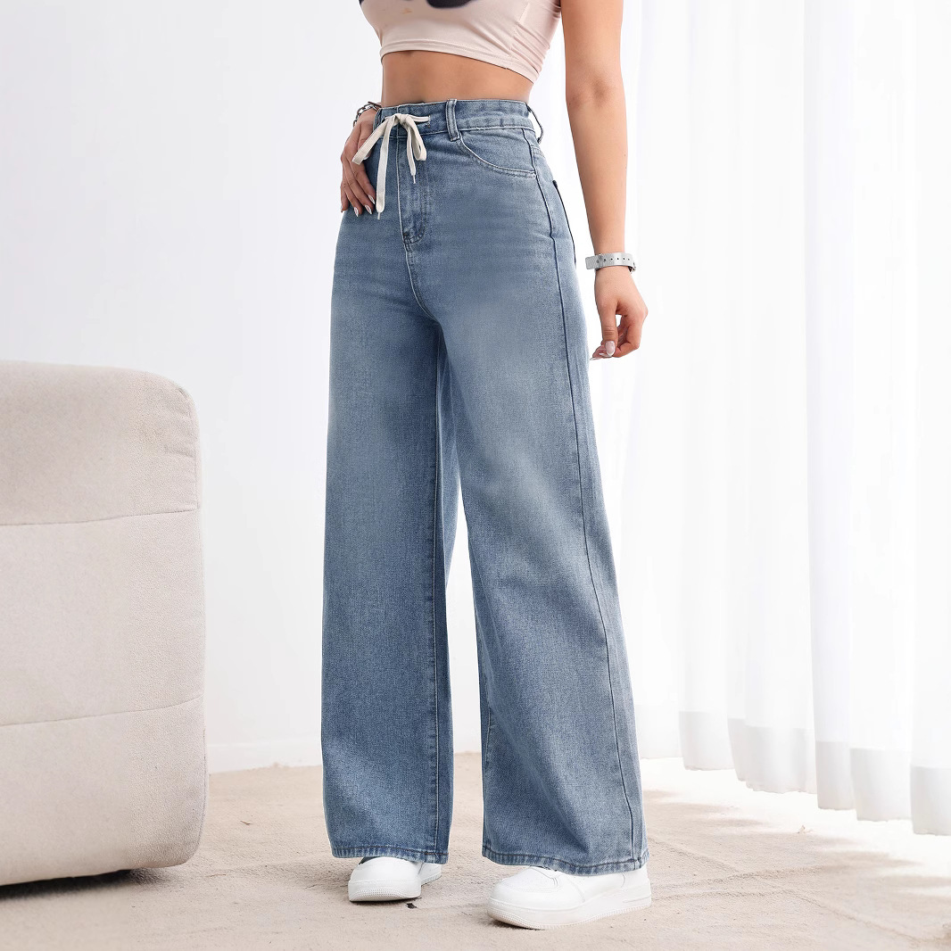 Women's American-style Retro Wide Leg Jeans