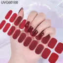 UV Gel Nail Sticker Semi-cured Semi-baked UV Nail Beauty Patch view 40