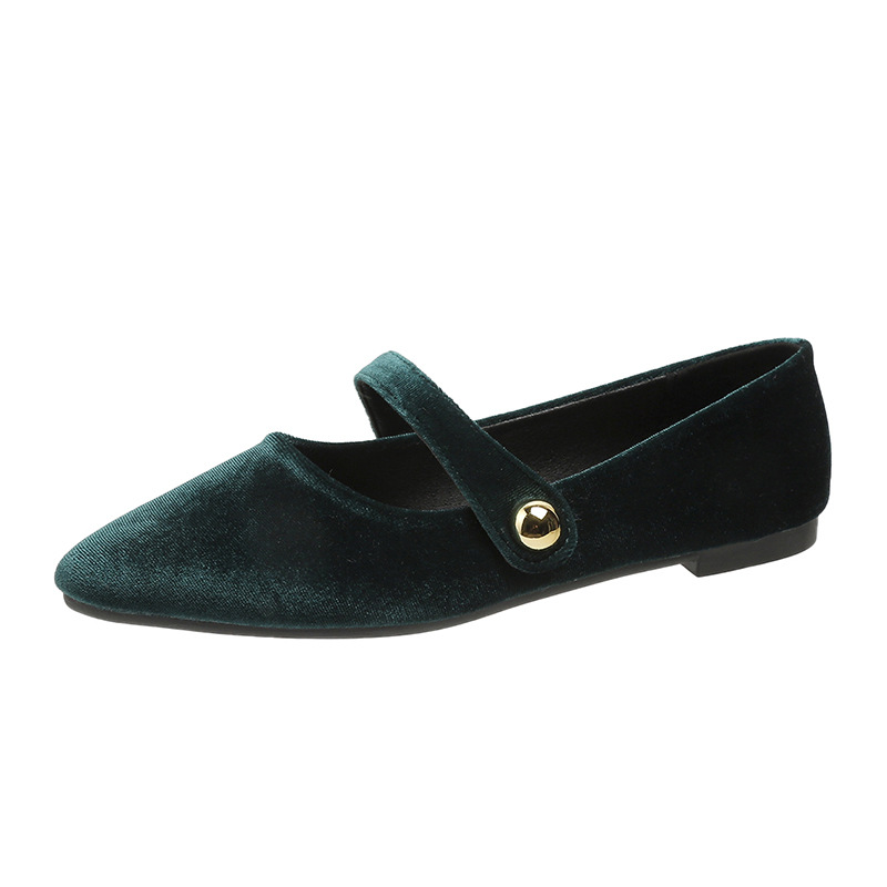 Faux Suede Mary Jane Pumps