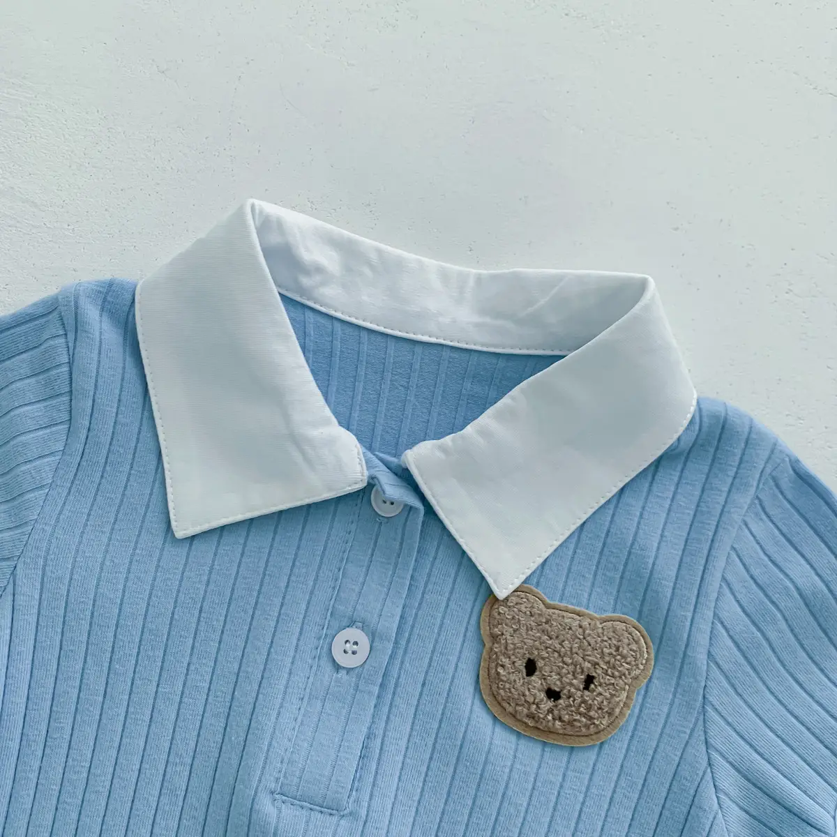 Baby Summer Thin Cartoon Bear Romper Jumpsuit