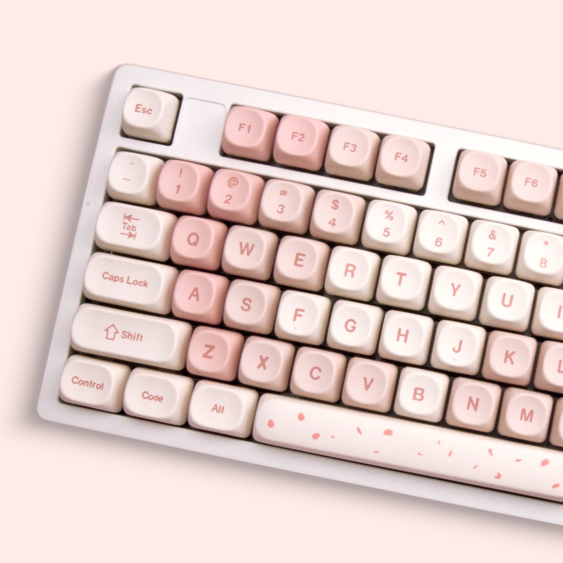 Title 10, Cherry BlossomTheme Full Set Key Cap PTB Five-s...