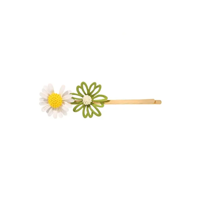Chrysanthemum Flower Barrettes Side Broken Hair Clip Type A - Shop at LoveMi
