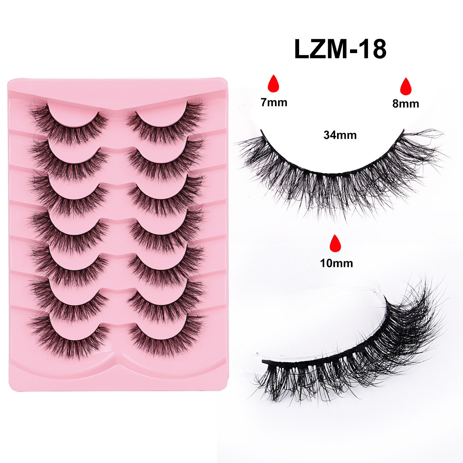 3D False Eyelashes For A Thick, Voluminous, And Dramatic Little Devil Eye Look