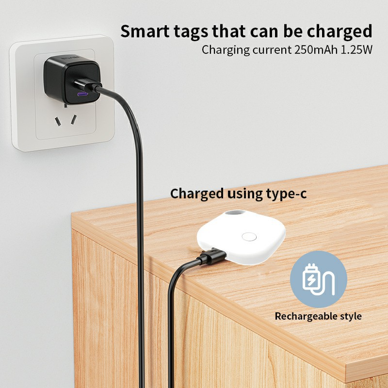Google Specific ITag Dual System Anti Loss Device Rechargeable With Global Positioning And Location Tracking