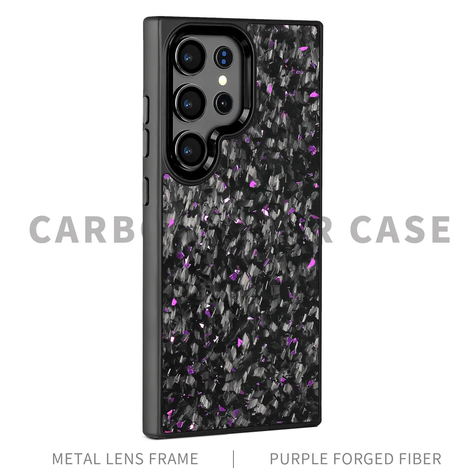 Magnetic Carbon Fiber Shell Phone Case