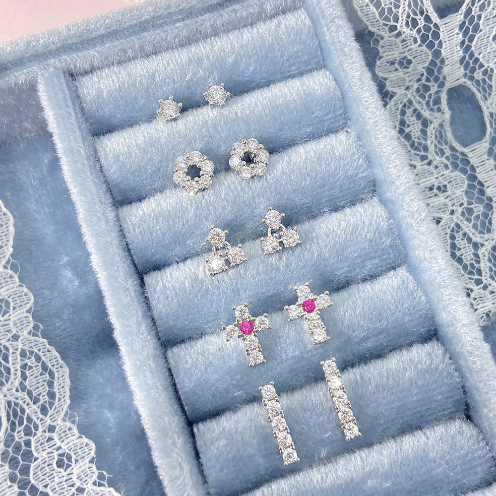 Copper Gold-plated Simple Women's Trendy Earrings