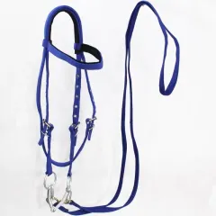 Horse Halter Rope Riding Hose Bridle Fiber - Blue Plus Size - View 1