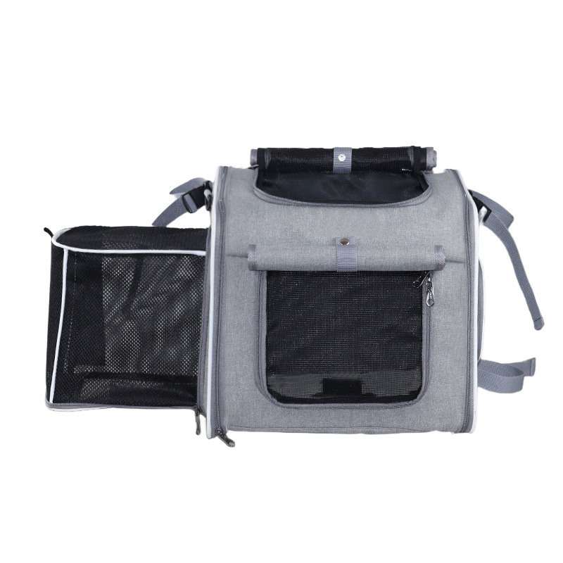 Expandable Pet Bike Carrier Bag - Breathable Portable Front Basket for Cats Dogs Outdoor Cycling Travel - Expandable Pet Bike Carrier Bag - Breathable Portable Front Basket for Cats Dogs Outdoor Cycli