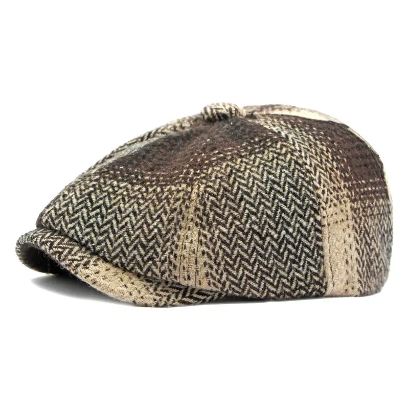 Women's Fashion Retro Plaid Beret
