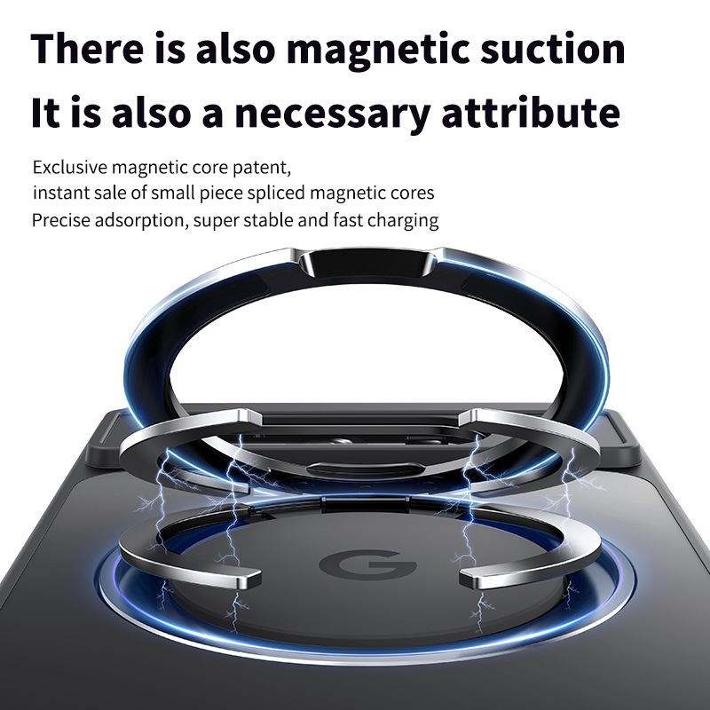 Skin-sensitive Magnetic 360 Rotating Bracket Phone Case