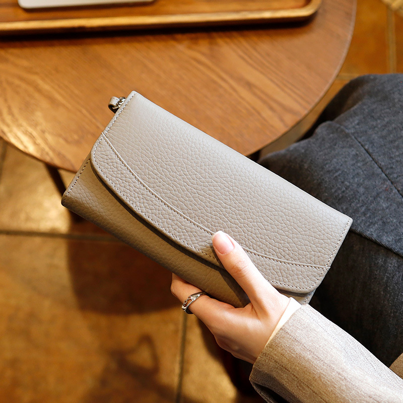 Genuine Leather Clutch Bag, picture 2 of 9