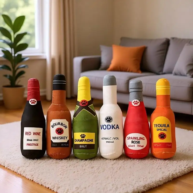 Pet Supplies Wine Bottle Toys