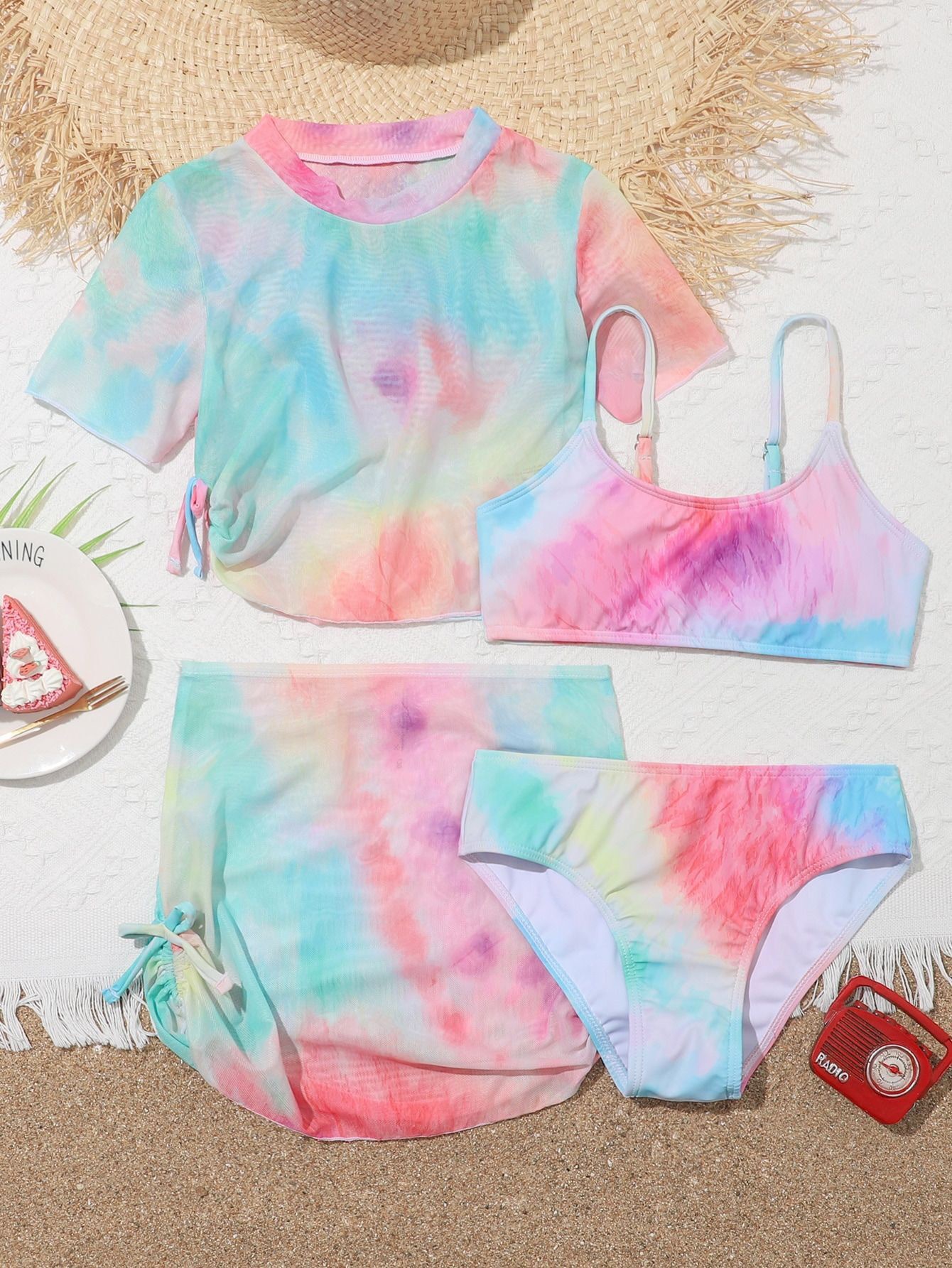 Printed Children's Two-piece Swimsuit