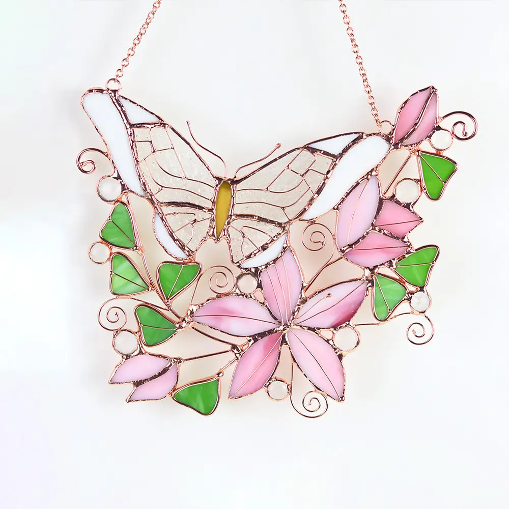 Butterfly Charm Christmas Suncatcher For Europe And The US